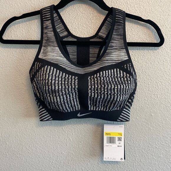 NWT- Nike Women's Flyknit High-Support Training Sports Bra- Size Small - Picture 5 of 12